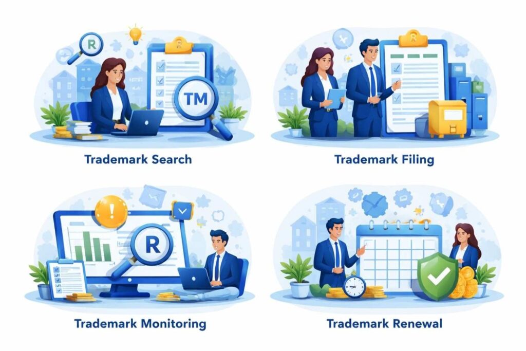 Our Trademark Services at Uniqfiling including registration, search, and legal support in India