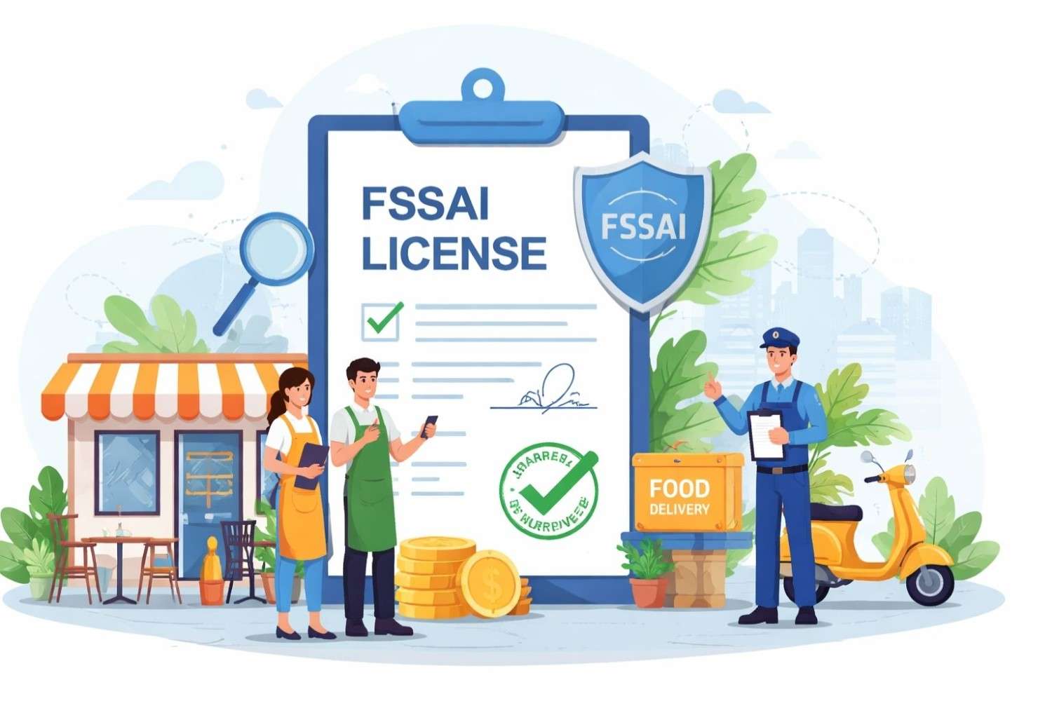 FSSAI license registration process for food business in Gurgaon