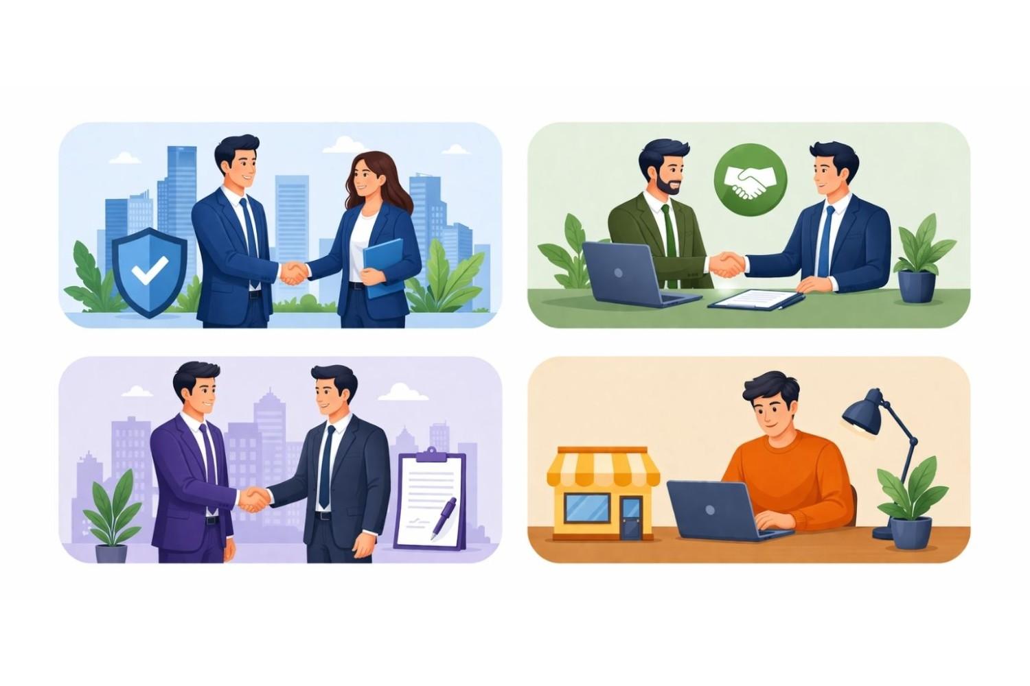 Types of startup registration in Gurgaon including private limited company, LLP, partnership and sole proprietorship