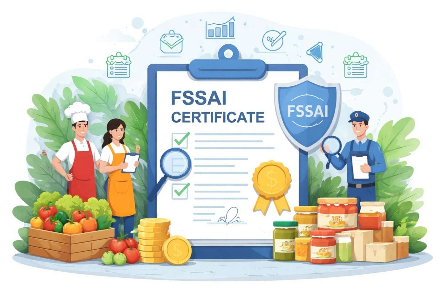 Types of FSSAI license required for different food businesses in India