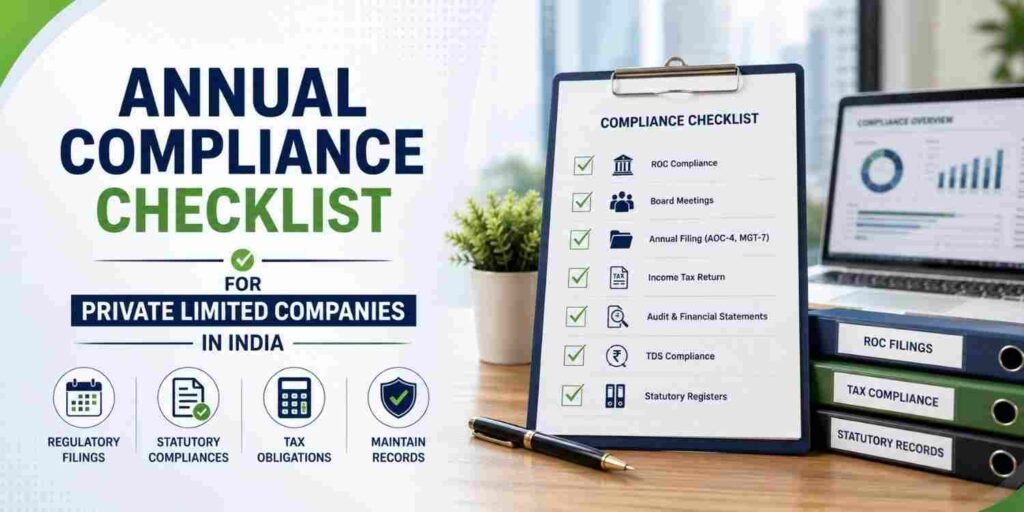 Annual Compliance Checklist for Private Limited Companies in India (2026)