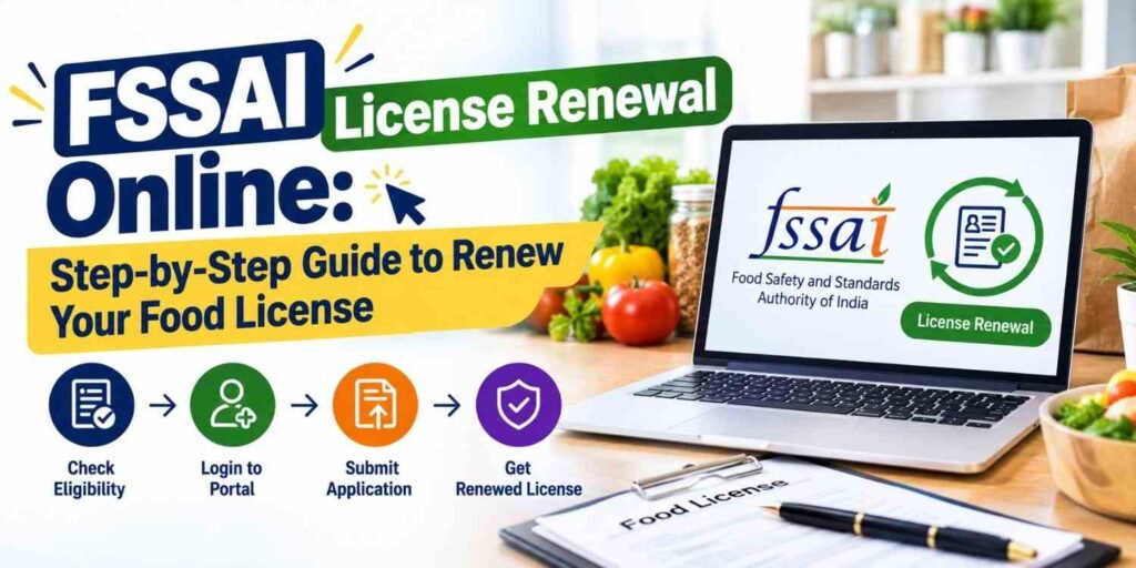 FSSAI licence renewal online in 2026 and food safety compliance documents